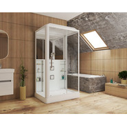 Гидробокс Grossman 90x120 см GR127R R, белый/прозрачное - фото 3