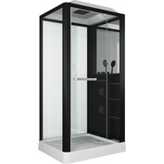 Гидробокс Grossman 90x110 см GR223, чёрный/прозрачное - фото 