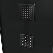 Гидробокс Grossman 90x110 см GR223, чёрный/прозрачное - фото 6