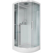 Душевое кабина Grossman 100x100 см GR160, белый/прозрачное - фото 