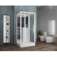 Душевое кабина Grossman 90x100 см GR166, белый/прозрачное - фото 2