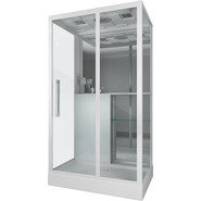 Душевое кабина Grossman 80x120 см GR167, белый/прозрачное - фото 