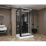 Гидробокс Grossman 90x120 см GR227R R, чёрный/прозрачное - фото 2