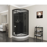 Душевое кабина Grossman 100x100 см GR260, чёрный/прозрачное - фото 2