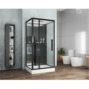 Душевое кабина Grossman 90x100 см GR266, чёрный/прозрачное - фото 2