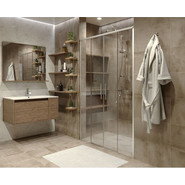 Душевая дверь Grossman Fly 120 см GR-D120Fl, хром/прозрачное - фото 2