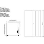 Душевая дверь Grossman Falcon 110 см GR-D110Fa, хром/прозрачное - фото 6
