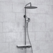 Душевая стойка с термостатом WasserKraft A113.116.101.CH Thermo - фото 2