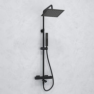 Душевая стойка с термостатом WasserKraft A299.255.218.BM Thermo, черный - фото 2