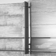 Полотенцесушитель электрический Тругор Пэк сп Хорда П3 100х1200 мм (возможность скрытого подключения) 00-00043620, чёрный - фото 2