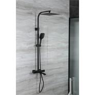 Душевая стойка с термостатом Gappo G2407-60, черный - фото 2