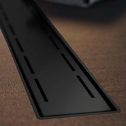 Трап Veconi Line Black 45 см V450LB, черный матовый, Цвет производителя: чёрный матовый, Размер трапа: 450 - фото 