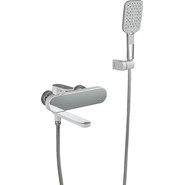 Смеситель для ванны с душевым гарнитуром Gappo G3283-8, хром/белый - фото 