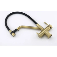 Смеситель для кухни Gappo G4398-83, золото/черный - фото 2