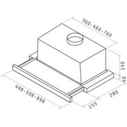 Вытяжка JET AIR AURORA LX/WH/F/50 - фото 3