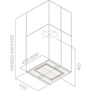 Вытяжка ELICA KUADRA ISLAND IX/A/43x43 - фото 4