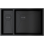 Мойка кухонная Omoikiri Taki 69-2-U/IF SIDE GB-R 1,2 мм 4993183 L, графит, Цвет производителя: графит - фото 