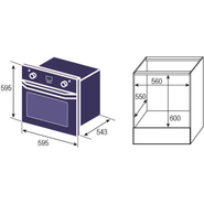 Электрический духовой шкаф Zigmund & Shtain E 153 B - фото 6