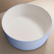 Ванна отдельностоящая Abber Stein 150x150 см AS9679Blau, голубой - фото 