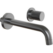 Смеситель для раковины настенный Paini Cox Grip 7GPZ208, чёрный матовый - фото 