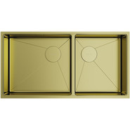 Кухонная мойка Taki 85-2-LB-U/IF Side LG 1,2 мм 4997038, светлое золото, Цвет производителя: светлое золото - фото 