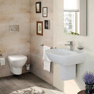 Инсталляция с подвесным безободковым унитазом Vitra Zentrum L-Box 9012B003-7206 - фото 2