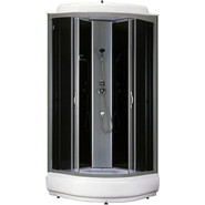 Душевая кабина Loranto 100x100 см CS-6610-25 G, хром/прозрачное - фото 