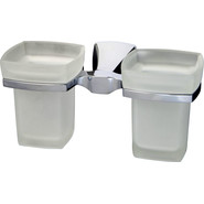 Двойной стакан для зубных щеток WasserKraft Wern K-2528D - фото 