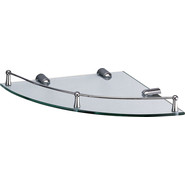 Стеклянная полка угловая WasserKraft K-544 - фото 