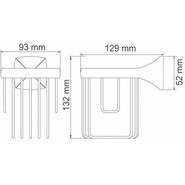 Держатель для освежителя WasserKraft Wern K-2545 - фото 3