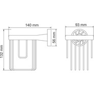 Держатель для освежителя WasserKraft Isen K-4045 - фото 3