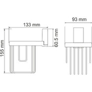 Держатель для освежителя WasserKraft Lopau K-6045 - фото 3