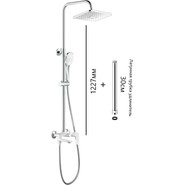 Душевая стойка Haiba HB24505-8, белый/хром - фото 3