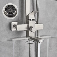 Душевая стойка Haiba HB24803, нержавеющая сталь - фото 3