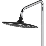 Душевая стойка Haiba HB24805-7, черный/хром - фото 2