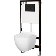 Кнопка смыва Sole S0120 Black - фото 3