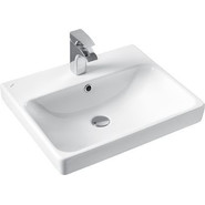 Тумба универсальная с раковиной Акватон Сканди Doors 55 см 1A278801SDZ90, дуб рустикальный/белый глянцевый (ножки в комплекте) - фото 2