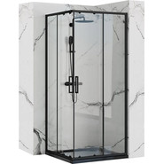 Душевое ограждение Loranto Neo 90x90 см CS-21809B, чёрный/прозрачное - фото 