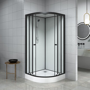 Душевая кабина Loranto Neo 90x90 см CS-22109, чёрный/прозрачное - фото 2