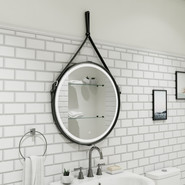 Зеркало Континент Millenium Black Led 65 см ЗЛП969 - фото 