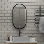 Зеркало Континент Prime Black Led 45 см ЗЛП2199 - фото 2