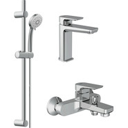 Набор смесителей 3 в 1 для ванны Cersanit Nature A64514 - фото 