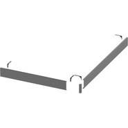 Панель для душевого поддона Grossman Strong 100x70 см GR-S2701001Q, графит матовый - фото 