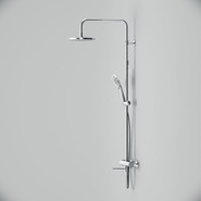 Душевая стойка с термостатом Am.Pm X-Joy F0785A500, Цвет производителя: хром - фото 4