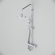 Душевая стойка с термостатом Am.Pm X-Joy F0785A500, Цвет производителя: хром - фото 5