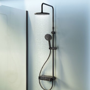 Душевая стойка Am.Pm X-Joy F0785A622, черный, Цвет производителя: чёрный - фото 3