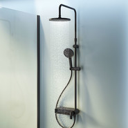 Душевая стойка Am.Pm X-Joy F0785A722, черный, Цвет производителя: чёрный - фото 2