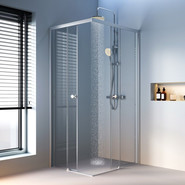 Душевое ограждение Am.Pm X-Joy 100x80 см W94G-403-10080-MТ, хром/прозрачное - фото 3