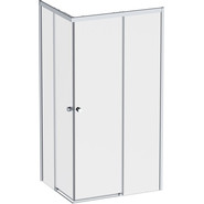 Душевое ограждение Am.Pm X-Joy 100x80 см W94G-403-10080-MТ, хром/прозрачное - фото 