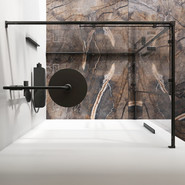 Душевое ограждение Am.Pm Func 120x90 см W84G-403-12090-BТ, черный/прозрачное - фото 4